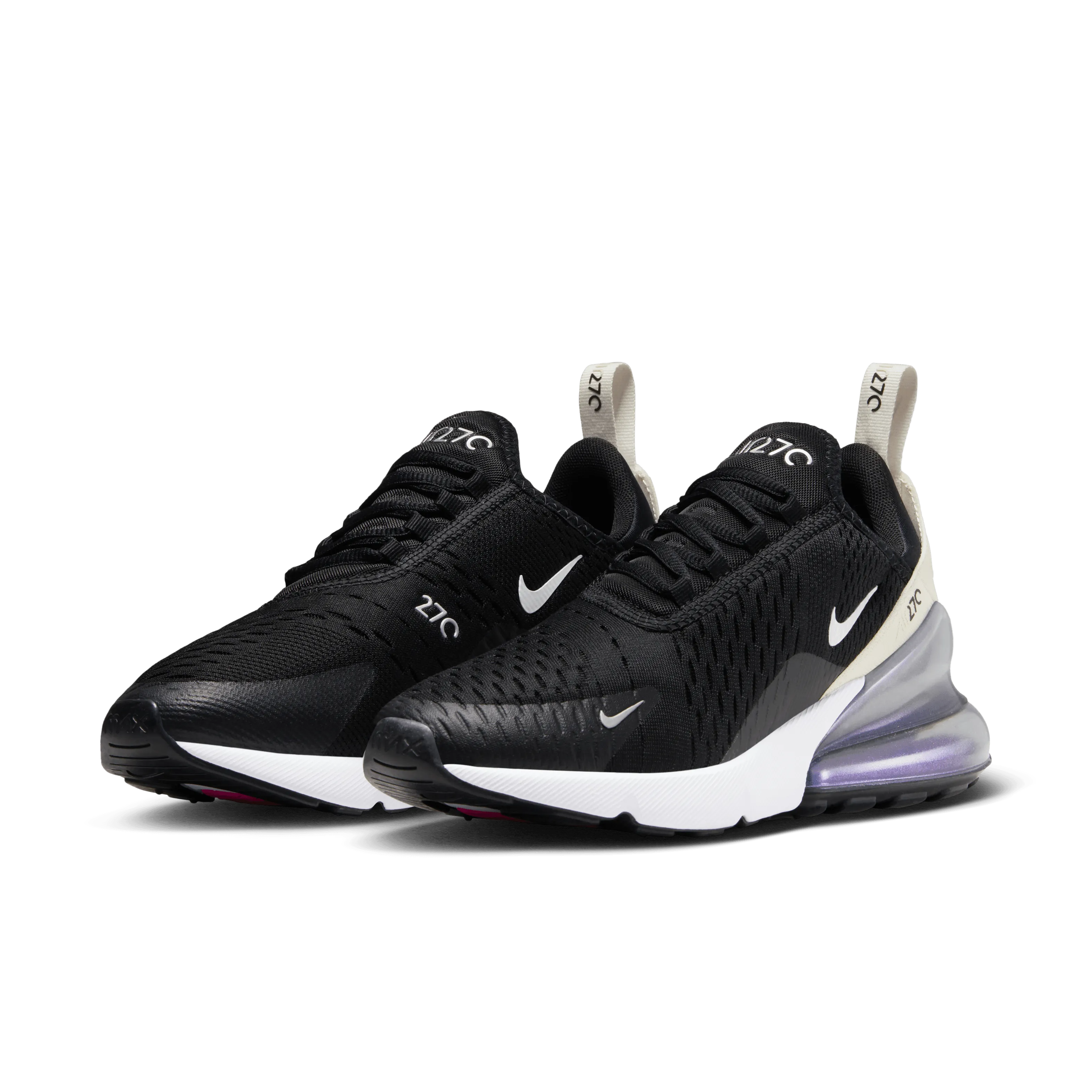 Nike - Women - Air Max 270 - Black/Metallic Silver/Phantom