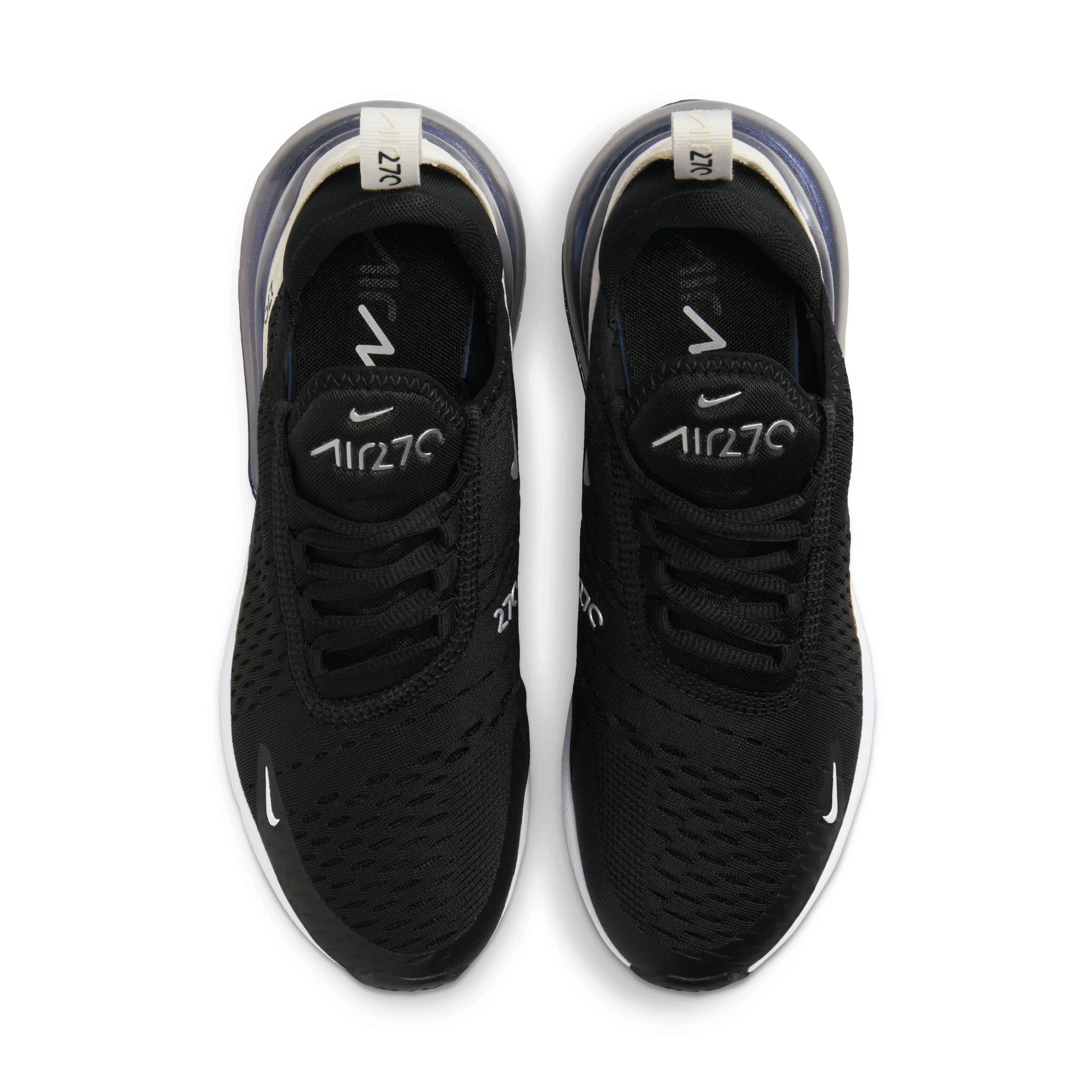 Nike - Women - Air Max 270 - Black/Metallic Silver/Phantom