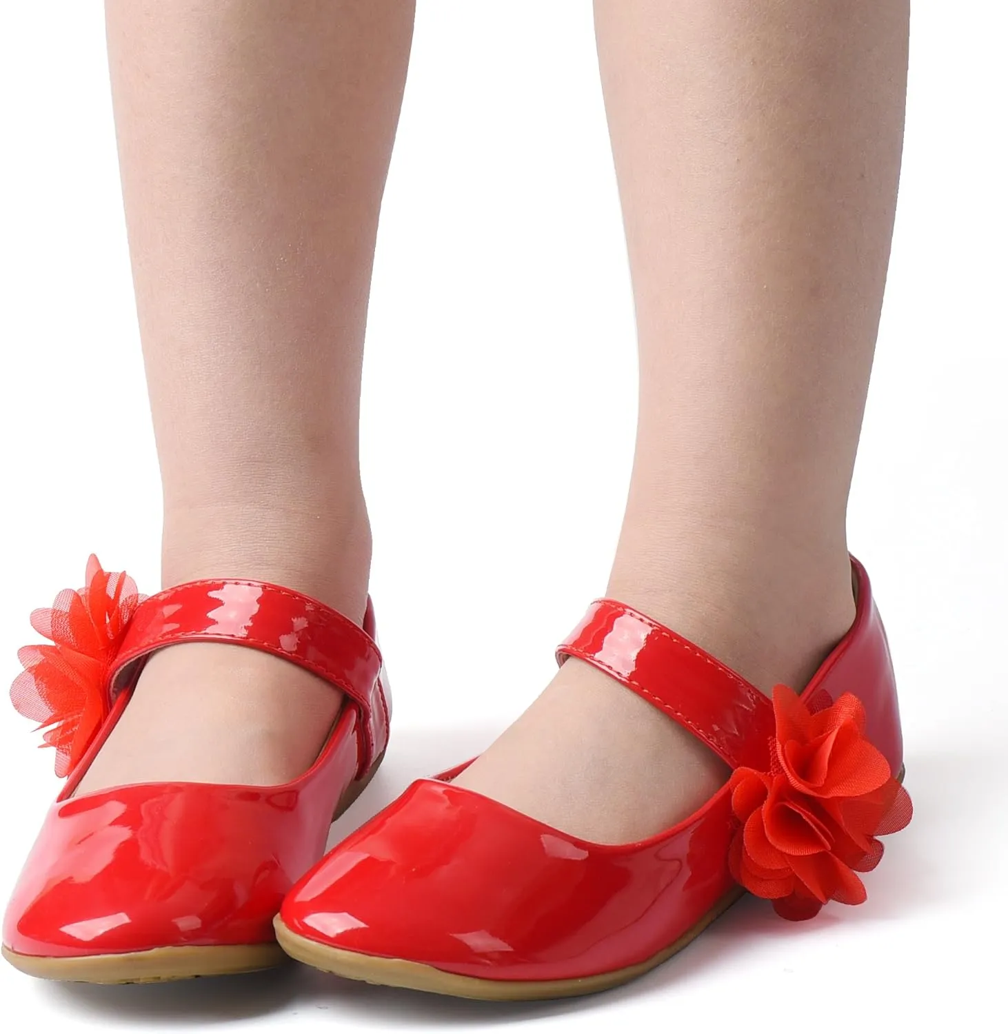 Nova Utopia Toddler Little Girls Dress Ballet Mary Jane Bow Flat Shoes