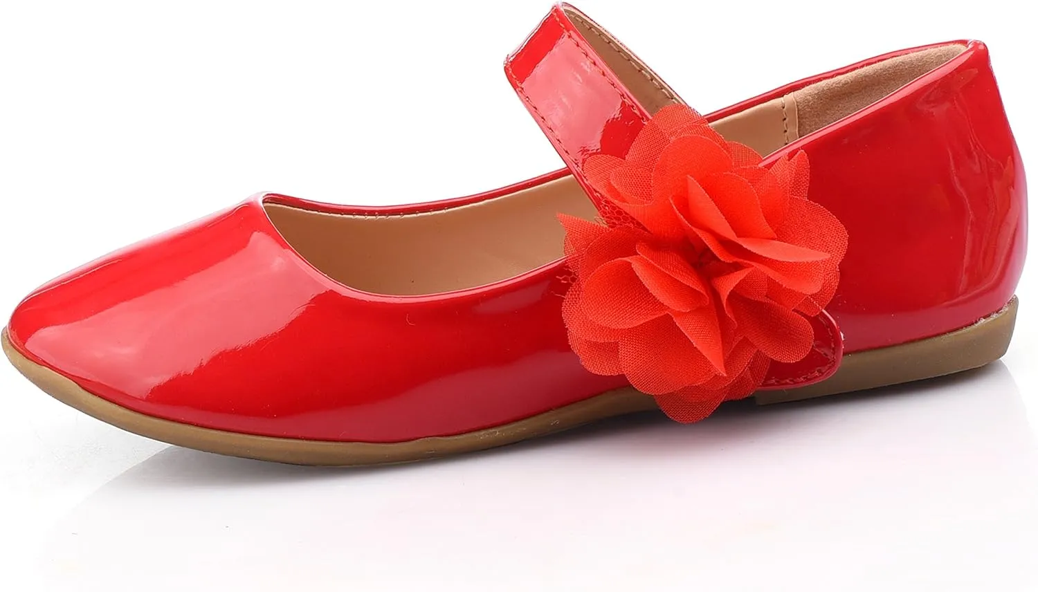 Nova Utopia Toddler Little Girls Dress Ballet Mary Jane Bow Flat Shoes