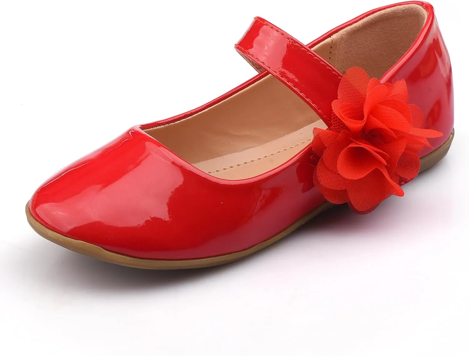 Nova Utopia Toddler Little Girls Dress Ballet Mary Jane Bow Flat Shoes