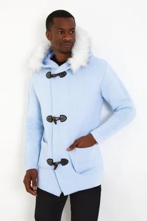 One In A Million - Hooded Cardigan Jacket - Airy Blue