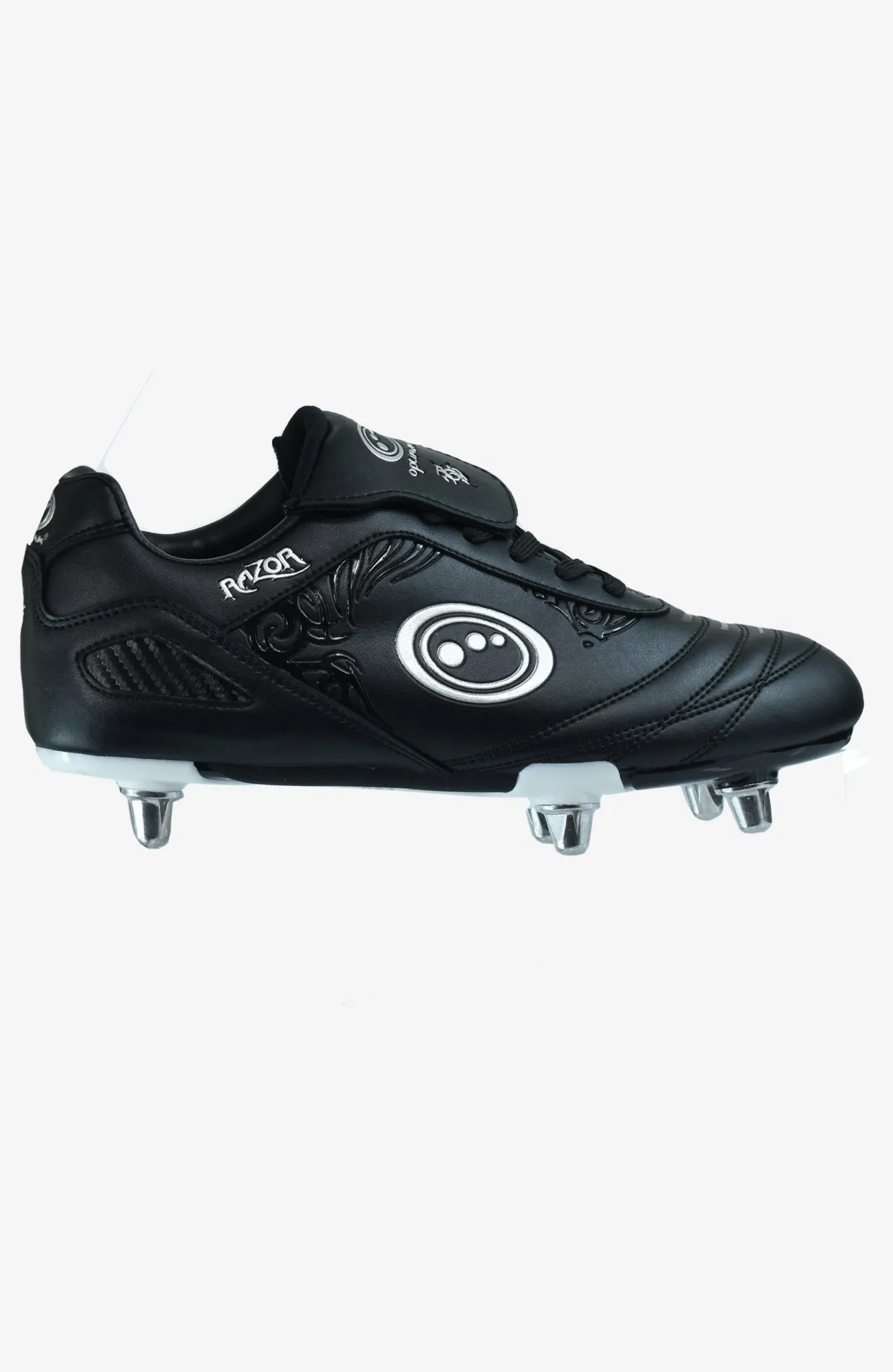 Optimum Razor Rugby Boots | Lightweight, Flexible, Lace-Up | Senior 8 Stud & Junior 6 Stud