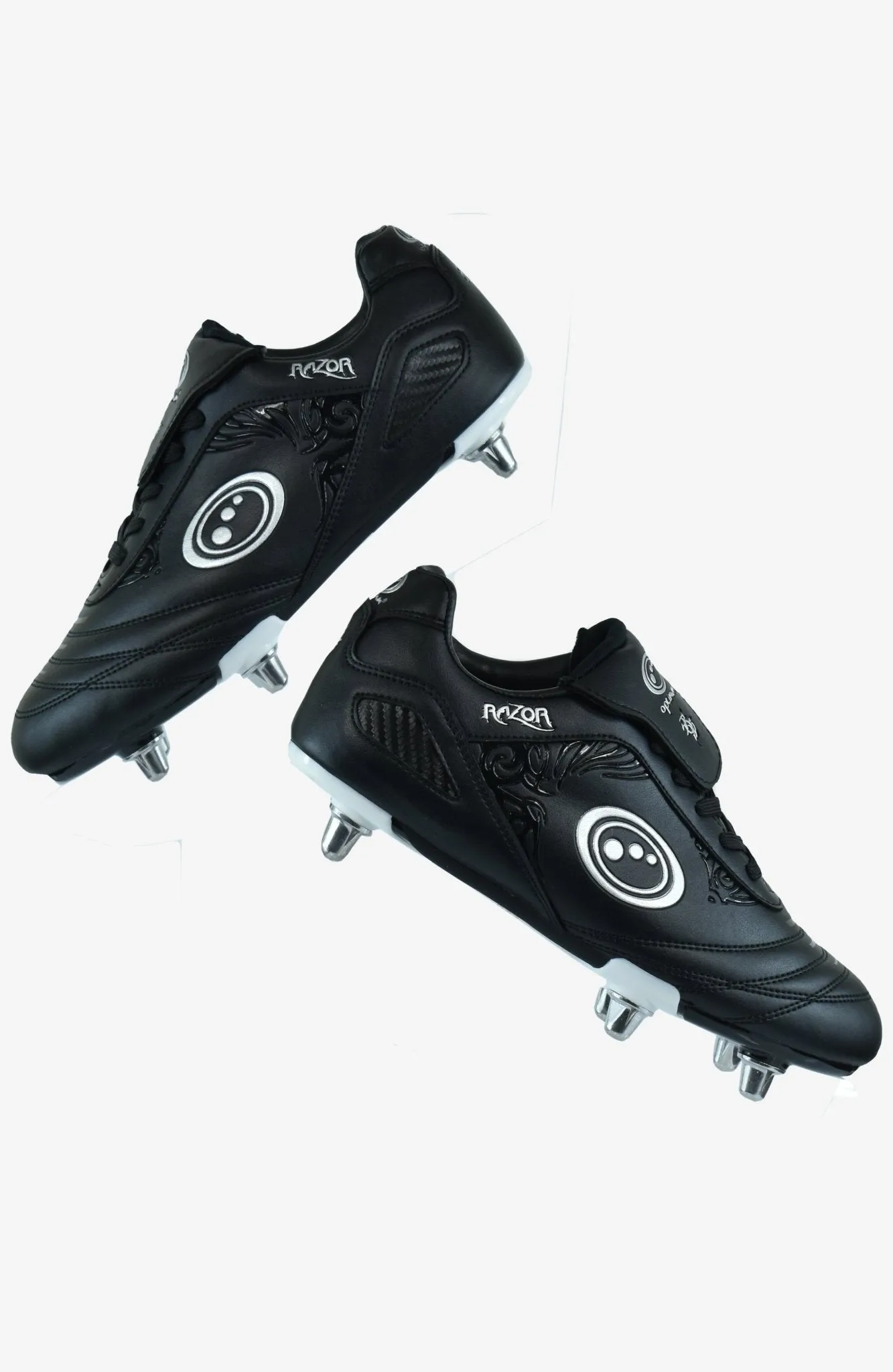 Optimum Razor Rugby Boots | Lightweight, Flexible, Lace-Up | Senior 8 Stud & Junior 6 Stud