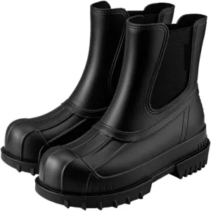 Outdoor Work Booties Women's Waterproof Mid Tube Rain Boots For Outdoor Wear And Non Slip Rubber Shoes Outdoor Gardening Work