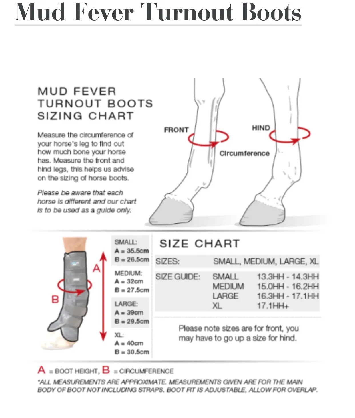 PE Turnout / Mud Fever Boots