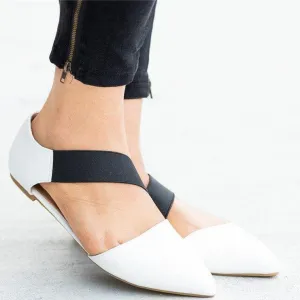 Pointed Toe Sandals Flats Pump Shoes