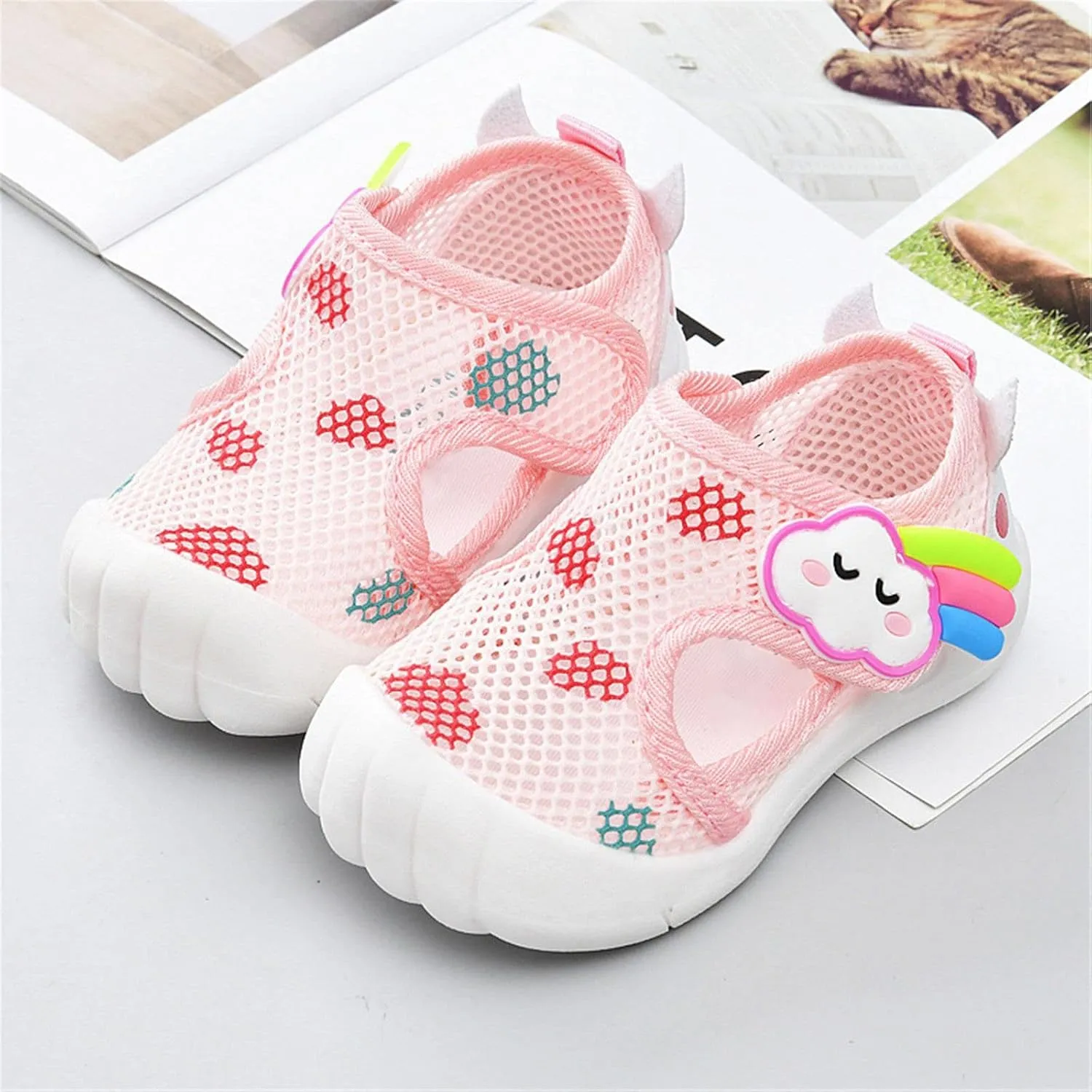 Preschool Boys Sandals Infant Toddler Girls Boys Shoes Sandals Flat Bottom Non Slip Half Girls Sandals Size 3 Big Girls