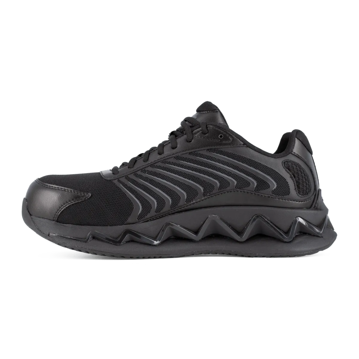 Reebok Women's Zig Elusion Heritage Black Round Composite Toe Safety Shoe