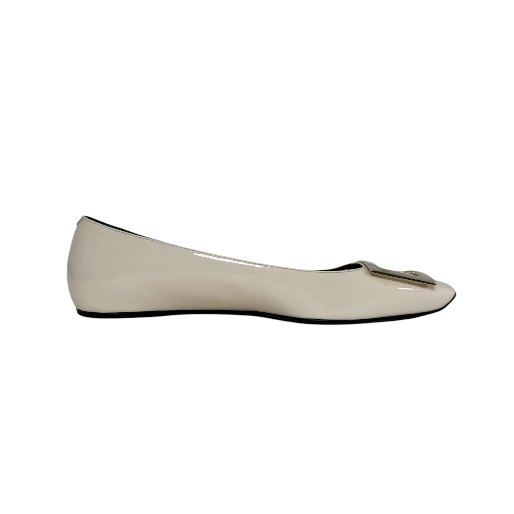 Roger Vivier Trompette Patent Ballerina Flats (Size 39.5)