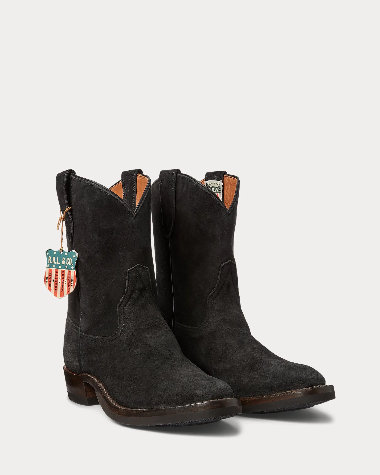 RRL Roughout Suede Boot