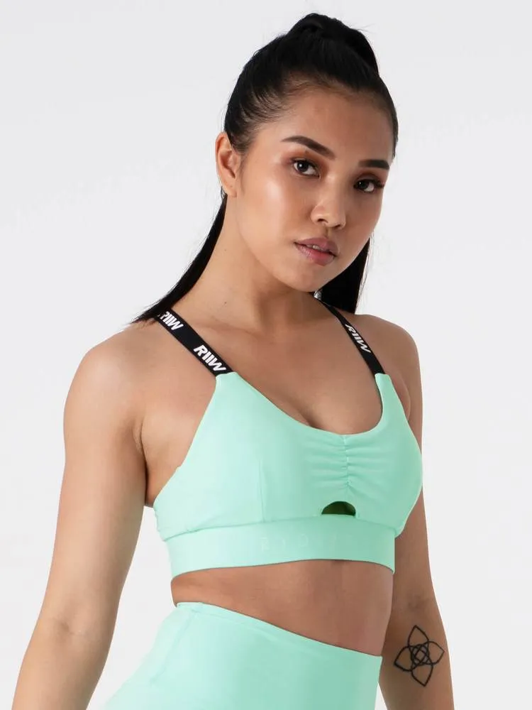 Ryderwear Pastels Scrunch Sports Bra - Mint