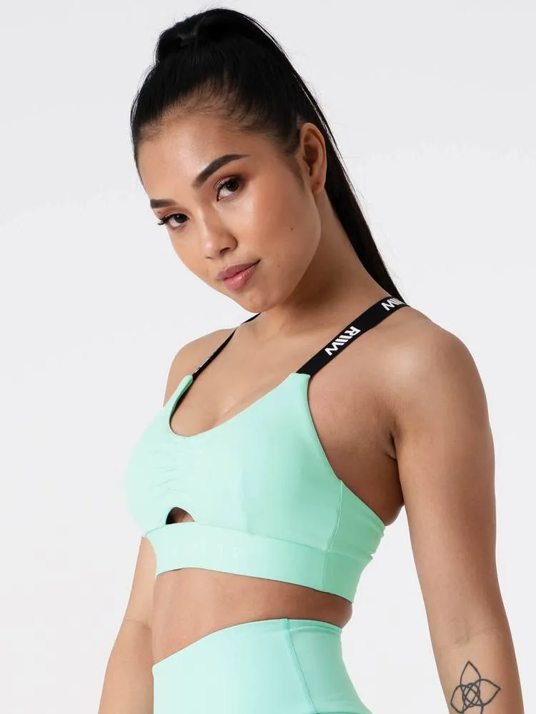 Ryderwear Pastels Scrunch Sports Bra - Mint