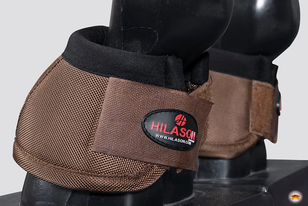S M L Hilason Western Horse Neoprene Leg Protection No Turn Bell Boots Pair