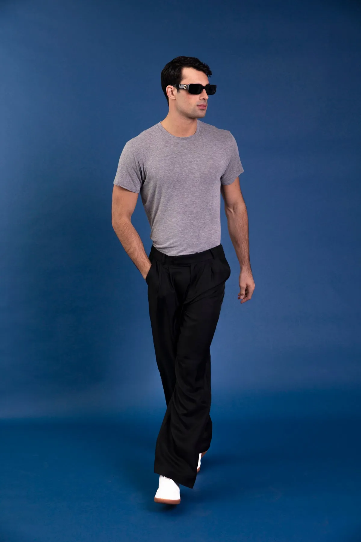 Salinas Silk Trouser Black Man