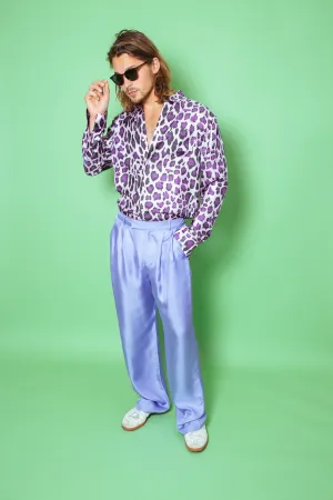 Salinas Silk Trouser Lilac Man