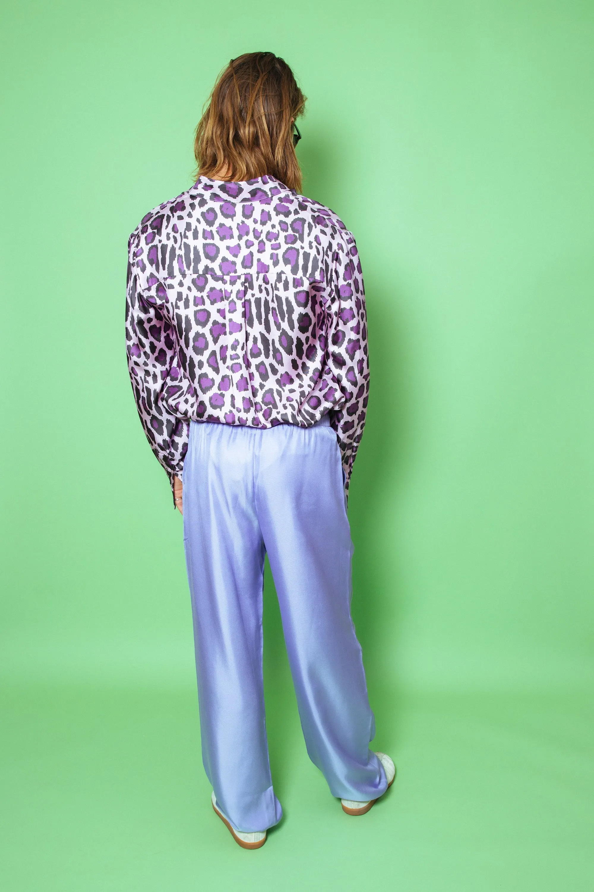 Salinas Silk Trouser Lilac Man