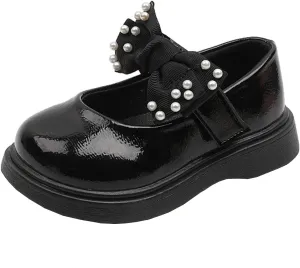 Sandals for Baby Girls Sandals Children Shoes Pearl Bow Tie Princess Shoes Dance Shoes Fun Girls Slippers