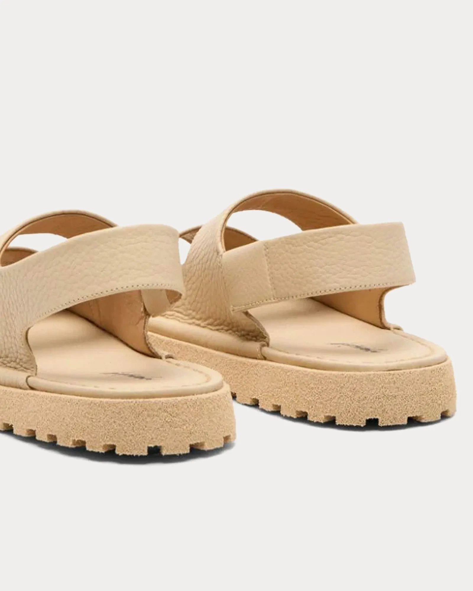 Sanpomice Leather Biscuit Sandals