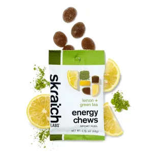 Skratch Labs Lemon   Green Tea Energy Chews Sport Fuel