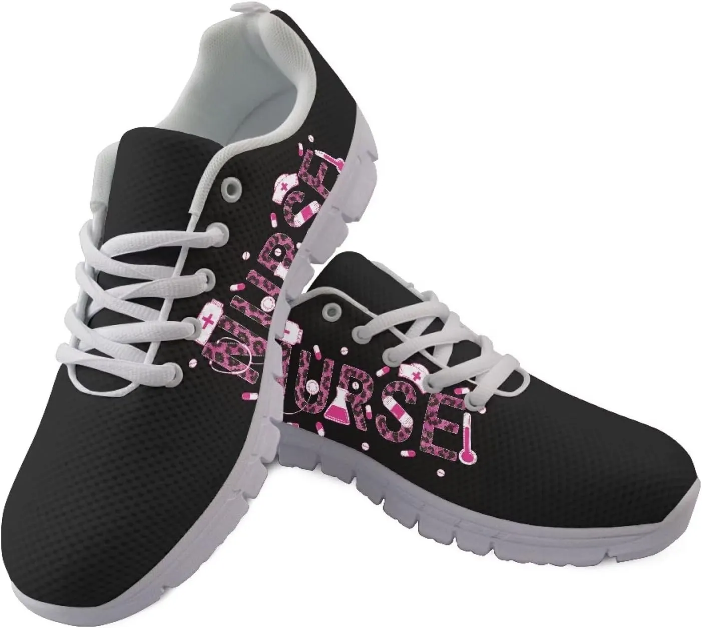 Sneakers for Women Light Lace-up Flats Sneakers Fashion Outdoor Walking Running Shoes