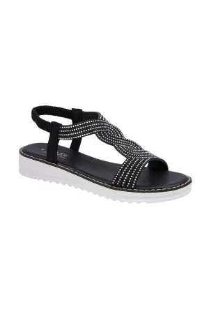 Sparkle swirl design sandal