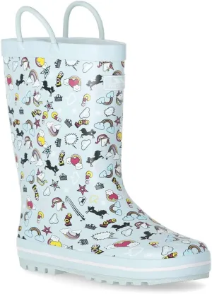 Starryton Kids Wellies - UNICORN MINT 35