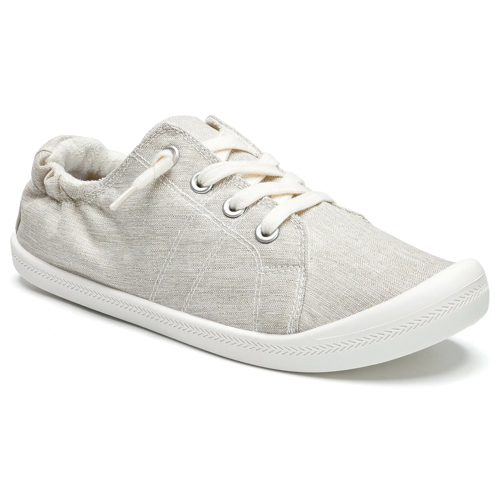 STQ Womens Slip On Sneakers, Comfort Casual Canvas Shoes