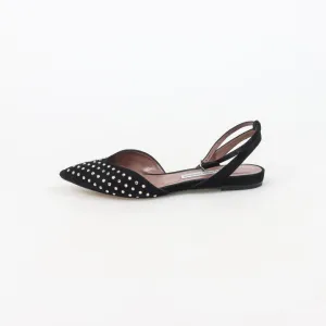 Tabitha Simmons 'Vera' Suede Crystal Flats Size 36