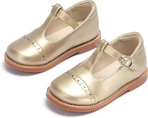 THEE BRON Girls Dress Shoes Little Kid Mary Jane School Uniform Shoes Oxford