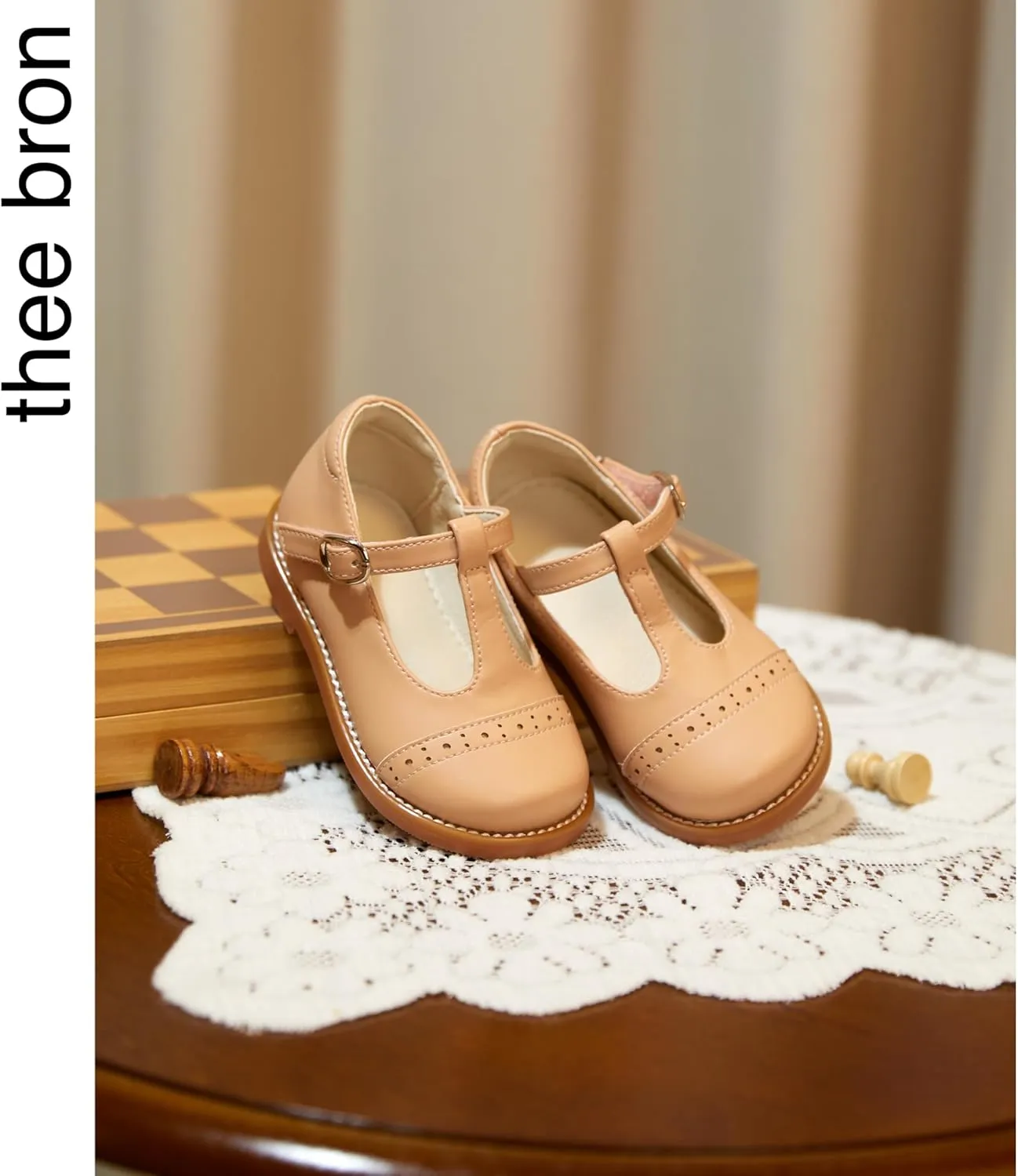 THEE BRON Girls Dress Shoes Little Kid Mary Jane School Uniform Shoes Oxford