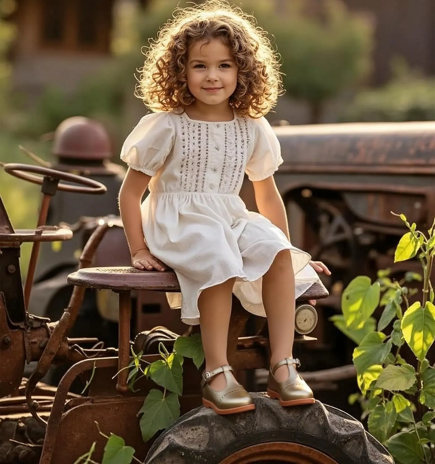 THEE BRON Girls Dress Shoes Little Kid Mary Jane School Uniform Shoes Oxford