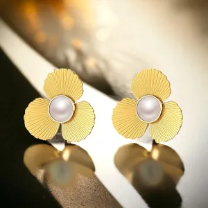 Three Petals of Daisy Earrings