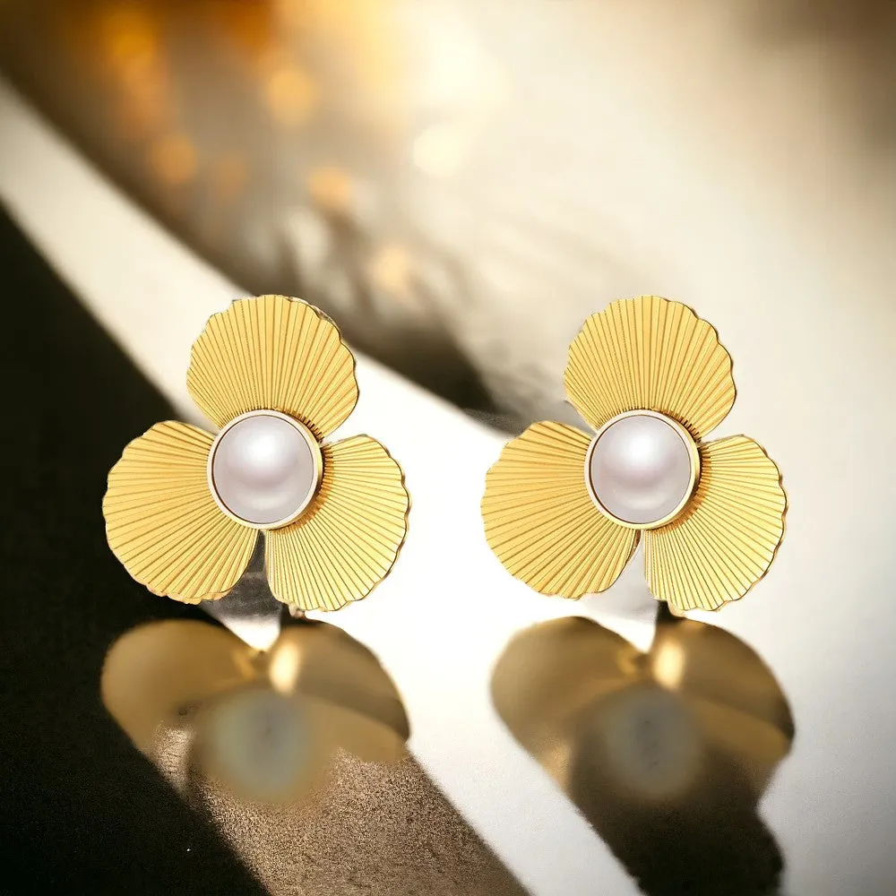 Three Petals of Daisy Earrings