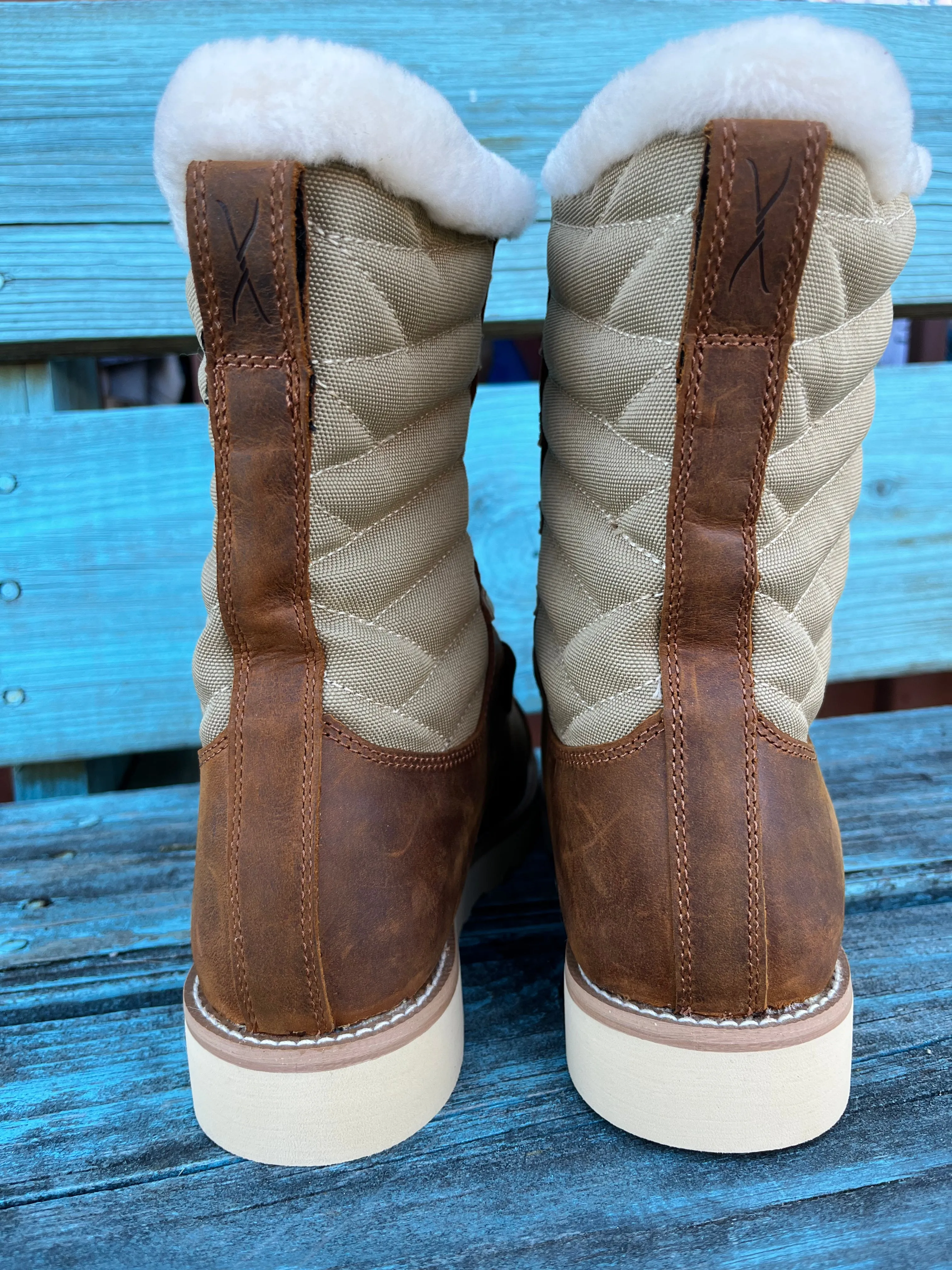 Twisted X Women's 8" Wedge Sole Lace-up Boot WCA0055