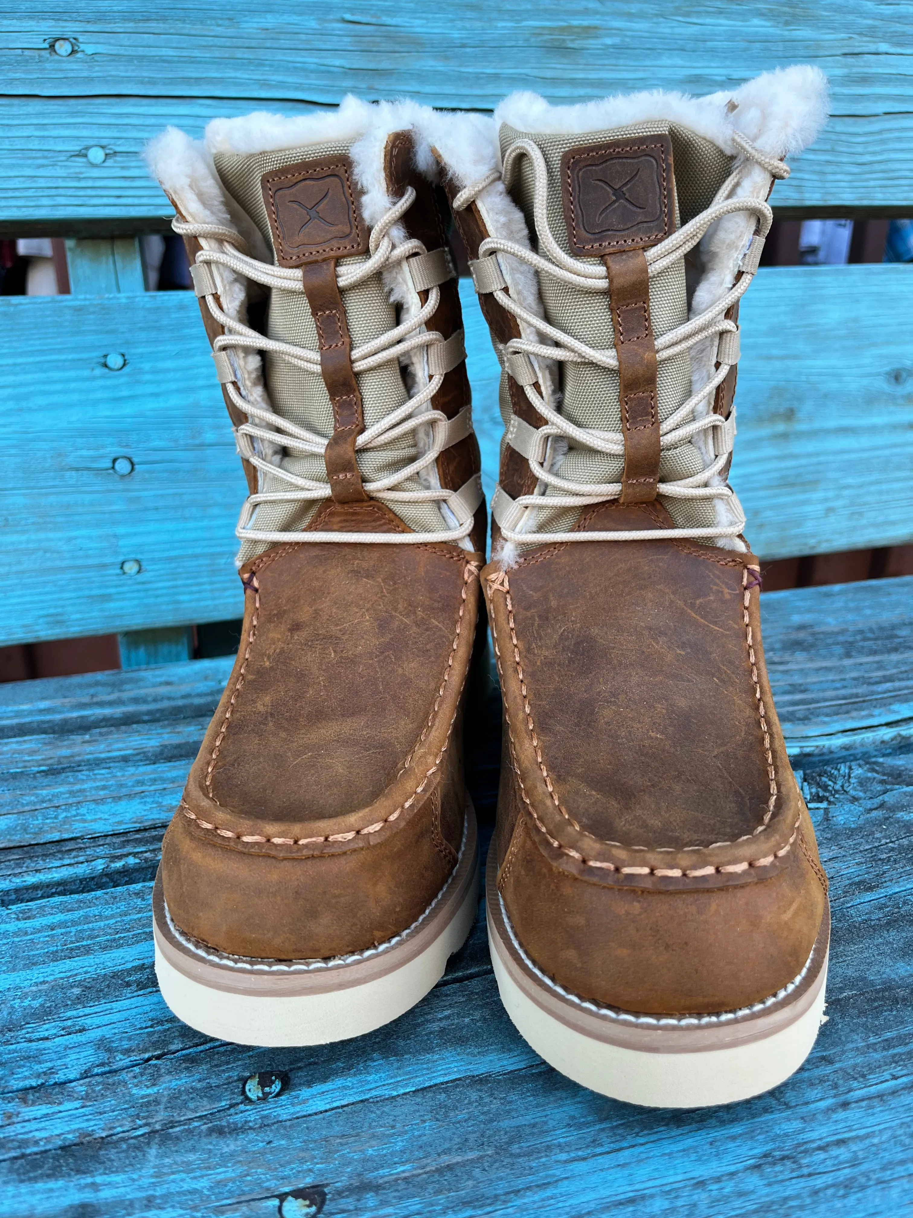 Twisted X Women's 8" Wedge Sole Lace-up Boot WCA0055