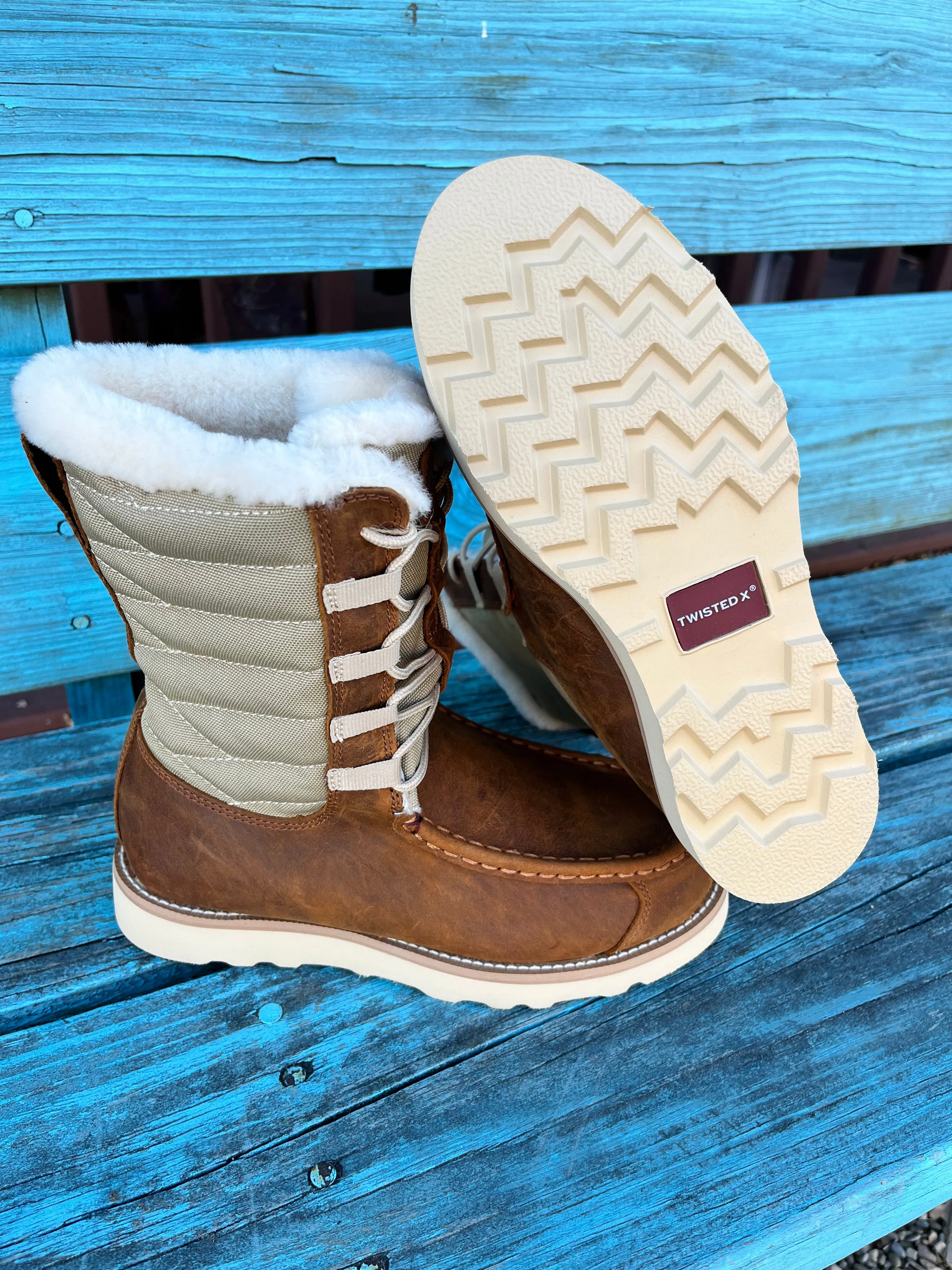 Twisted X Women's 8" Wedge Sole Lace-up Boot WCA0055