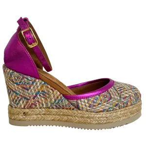 Unisa Cameo Multi Colour Wedge Shoes