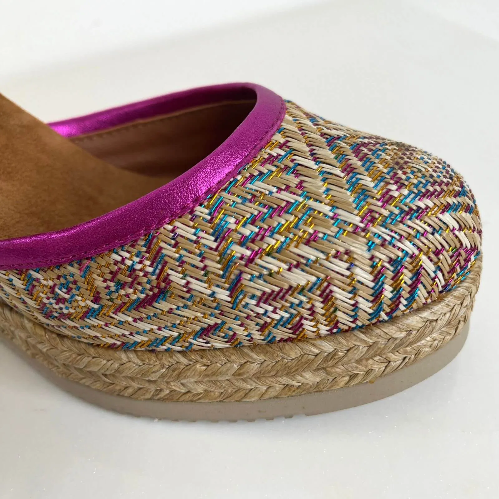 Unisa Cameo Multi Colour Wedge Shoes
