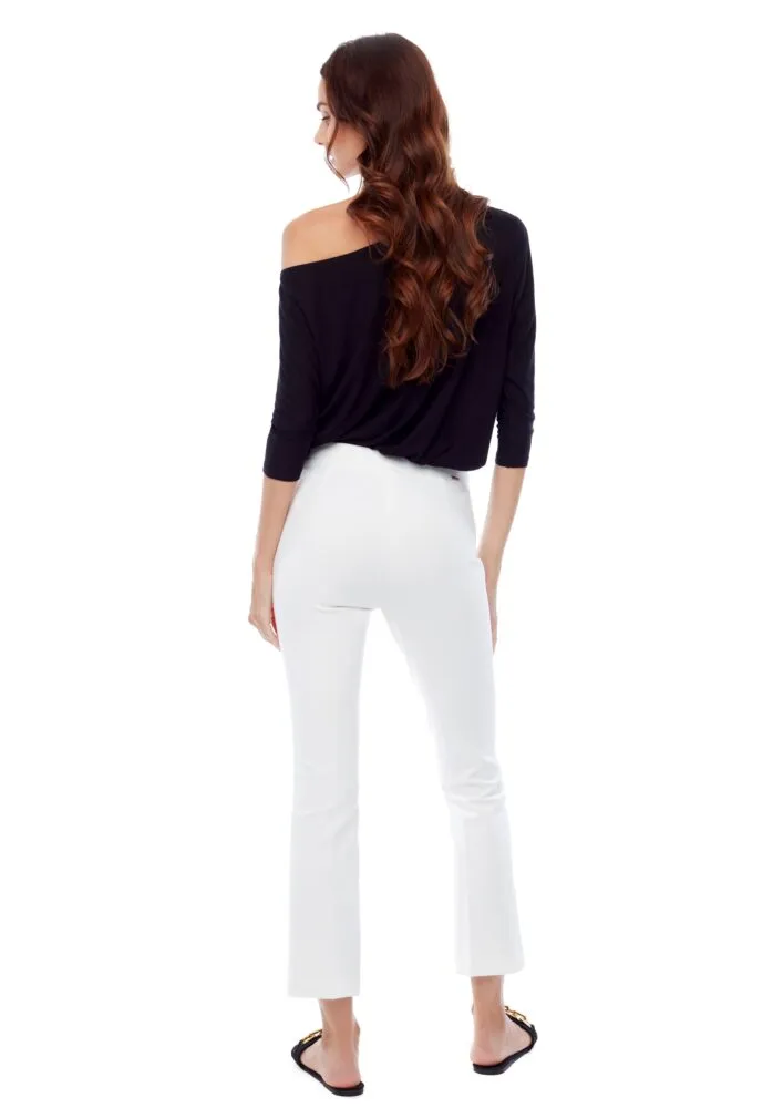 UP67790 Flared Crop 25 In Pant