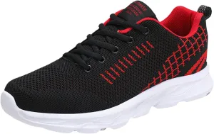 Women's Comfortable Walking Running Tennis Shoes Lace Up Non Slip Work Shoes Women Wide Shoes Dressy Casual Women Shoes Sneakers Slip On Tennis Shoe Cross Trainer Shoe