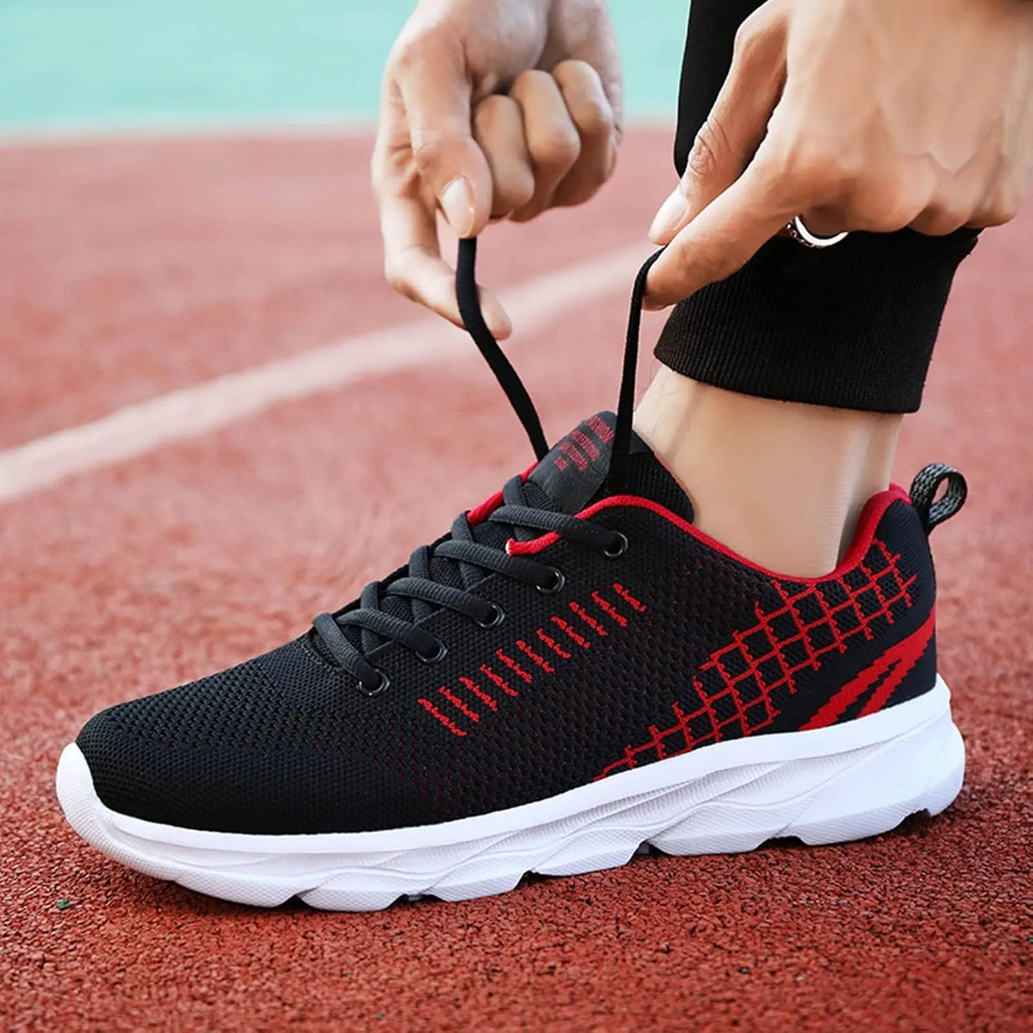 Women's Comfortable Walking Running Tennis Shoes Lace Up Non Slip Work Shoes Women Wide Shoes Dressy Casual Women Shoes Sneakers Slip On Tennis Shoe Cross Trainer Shoe