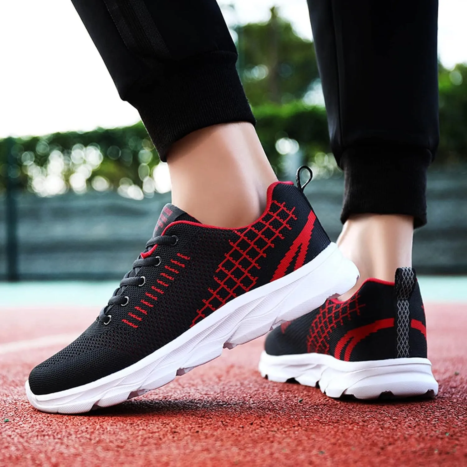 Women's Comfortable Walking Running Tennis Shoes Lace Up Non Slip Work Shoes Women Wide Shoes Dressy Casual Women Shoes Sneakers Slip On Tennis Shoe Cross Trainer Shoe