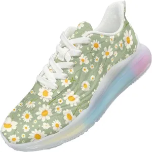 Womens Lightweight Running Walking Shoes Lace Up Breathable Air Cushion Non Slip Workout Sneakers SizeUS 6-11