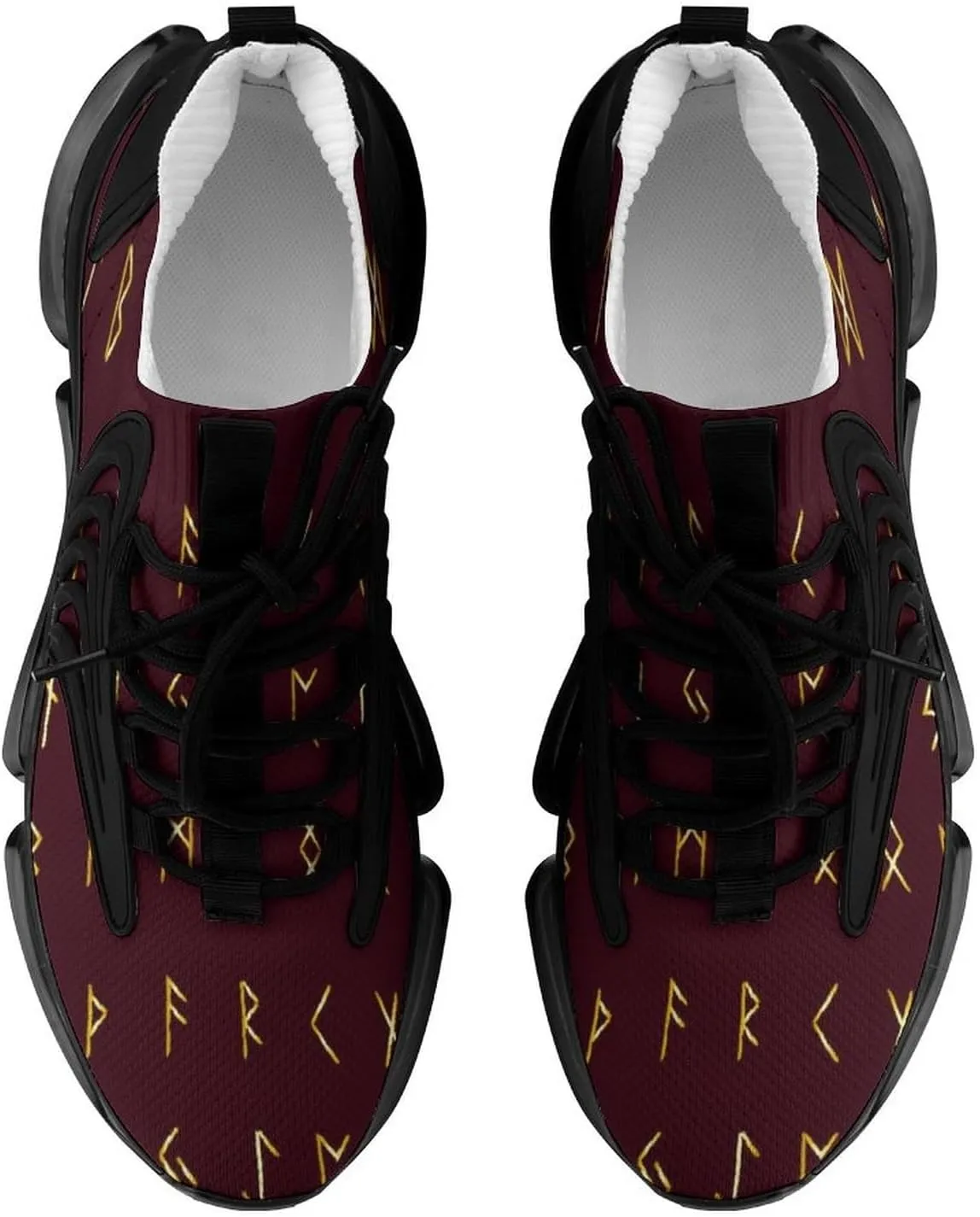 Womens Men's Viking Fashion Sneakers Non Slip Breathable Running Shoes Lightweight Gym Workout Shoes