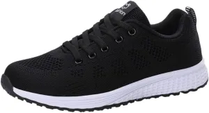 Womens White Tennis Shoes Leather Sneakers Casual Walking Shoes for Women White Running Shoes Womens Slip On Loafers Work Sneakers for Women