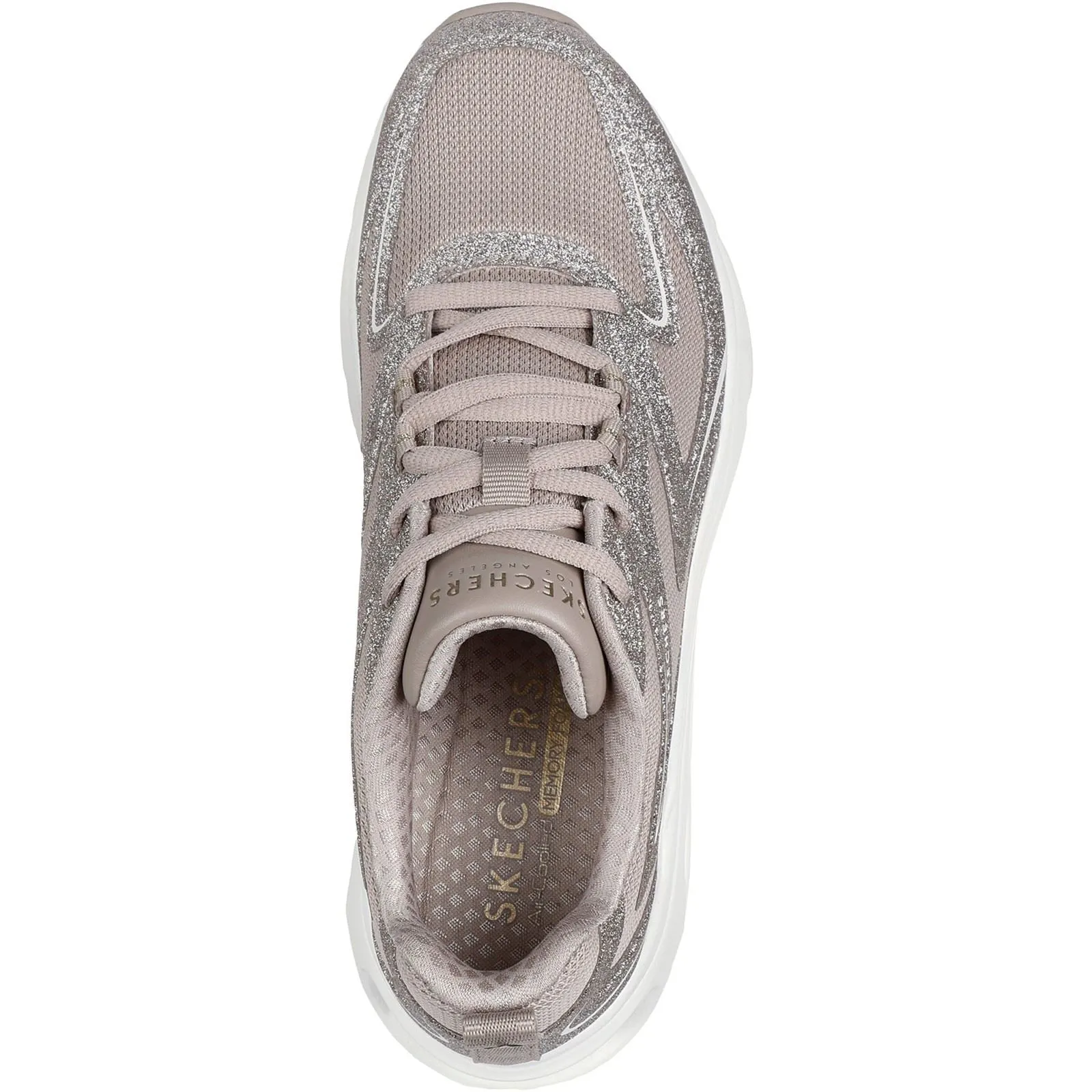 Women's Wide Fit Skechers Tres-Air Uno Glit Airy Sneakers