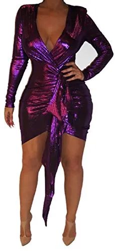Yiershu Bodycon Ruched Mini Dress
