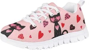 Yzaoxia Kids Sneakers Athletic Running Shoes Walking Footwear Lace Up Trainers Size 11-Size 5